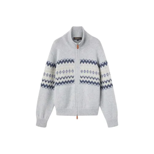 Loro Piana Серый Женские Кашемировые Свитеры