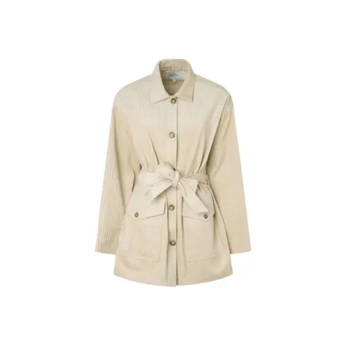 Pepe Jeans Куртки и Пальто Женские Песочного цвета