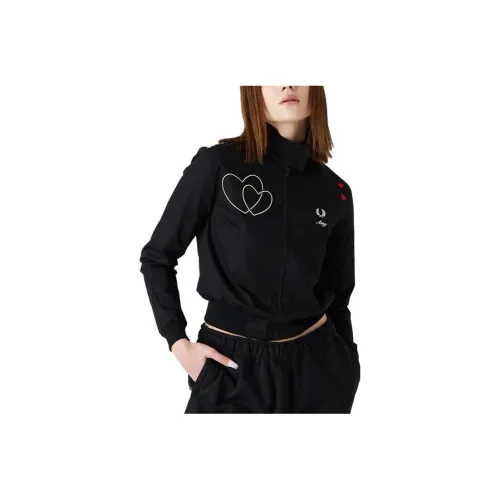 FRED PERRY Черные Женские Куртки