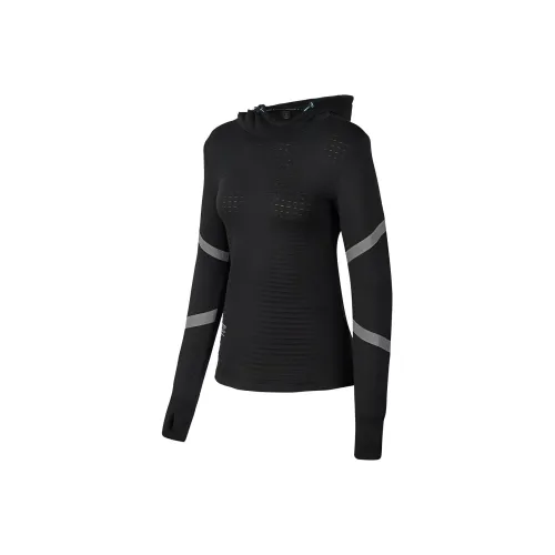 Skechers Night Owl Series Толстовка Женская Углеродно-черная