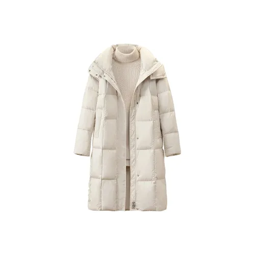 TOUCH Пуховик Женский Бежевый Абрикос