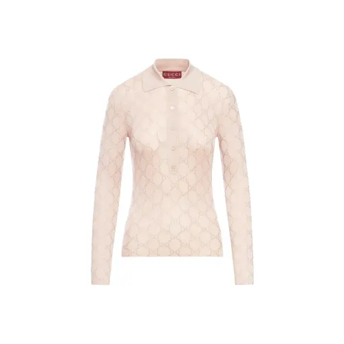 GUCCI Розовый Женские Поло