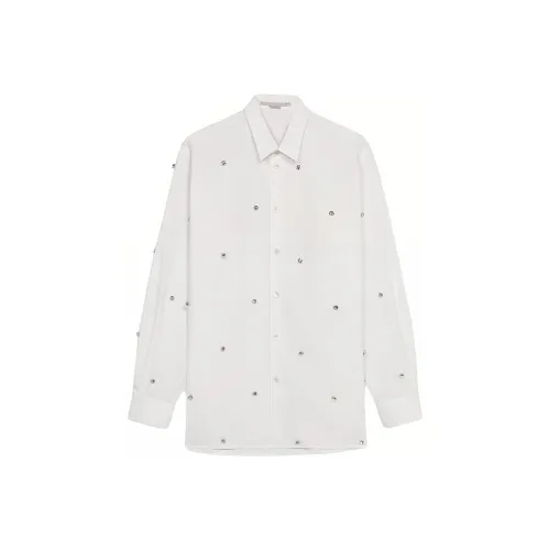 Stella McCartney Звезда Boyfriend Рубашка Женская Белая