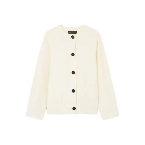 Loro Piana Бежевые Женские Кашемировые Свитеры