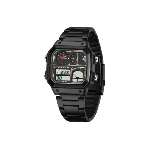 BENKEN Электронные + Кварцевые Механические Часы Мужские Черный Циферблат