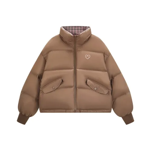 LEDIN Пуховик Женские Соус Коричневый