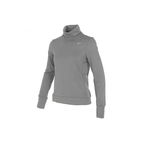 NIKE Серый Женские Трикотаж