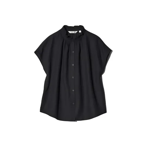 UNIQLO Comptoir des Cotonniers Collaboration SS25 Рубашка Женская Черная