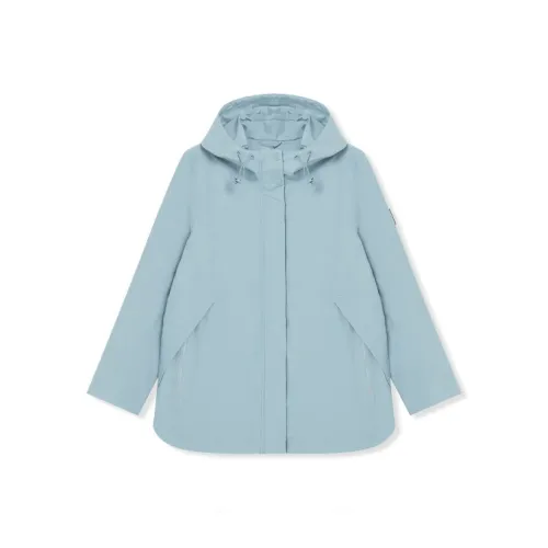 AIGLE Gore TEX Куртки и Пальто Женские Светло-Небесно-Синий