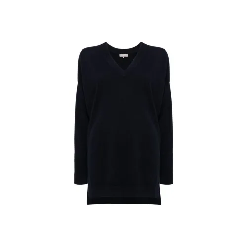 N.Peal FW24 Кашемир Свитер Женские Морской синий