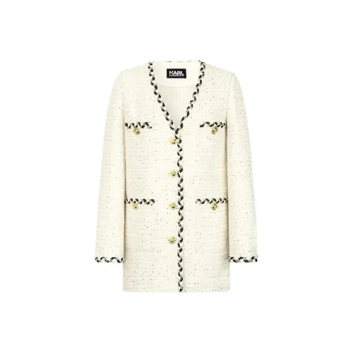 Karl Lagerfeld SS24 Куртки и Пальто Женские Бежевые