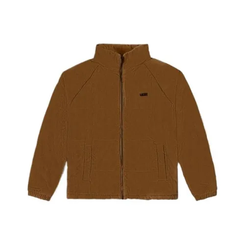 VANS Хлопковый пуховик Куртки Пальто Женские Коричневый