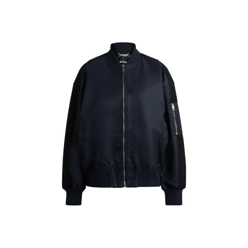 Hugo Boss Куртки и Пальто Женские Темно-синий