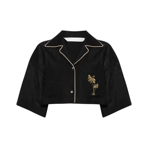 PALM ANGELS Рубашка Женская Черная