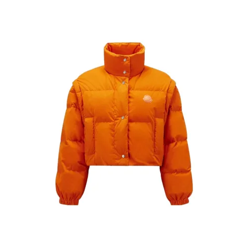 Moncler Апельсин Женские Пуховики