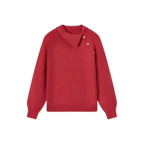 EICHITOO Красный Женский Трикотаж