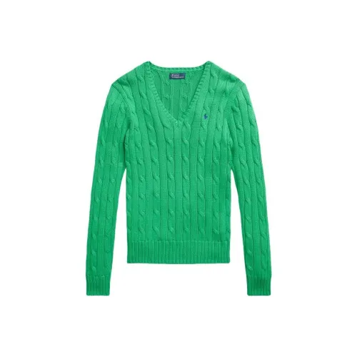 Polo Ralph Lauren FW23 Трикотаж Женский Преппи Зеленый