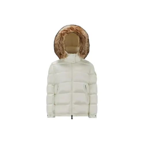 MONCLER Пуховик Пальто Женское Белое