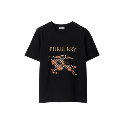 Burberry SS25 Стандартная T-рубашка Женская Черная