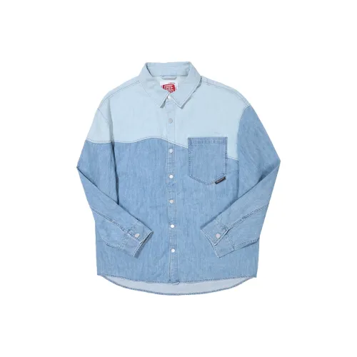 ABLE JEANS Рубашка Женская Небесный Прозрачный Синий