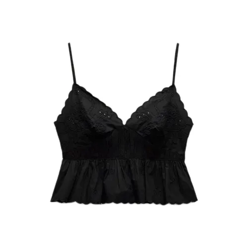 ZARA Черные Женские Камисоли