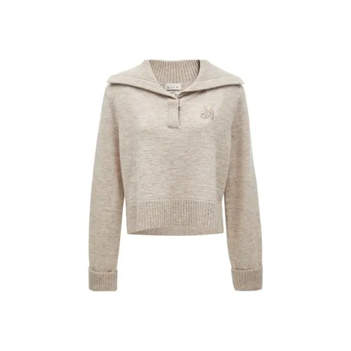 ONLY E11 Зебра с принтом песочный женский трикотаж