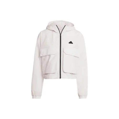 Adidas Куртки Пальто Женские Putty Фуксия