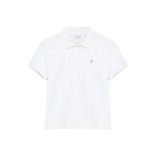 ARITZIA Sunday Best Castella POLO T Polo Рубашка Женская Bright White Bright White