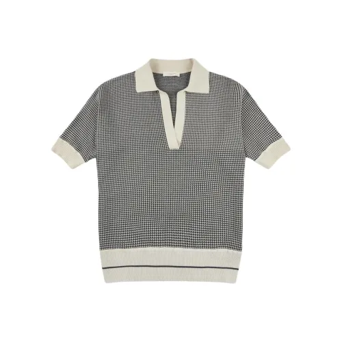 Zanone SS25 Поло Женское Сливочного цвета