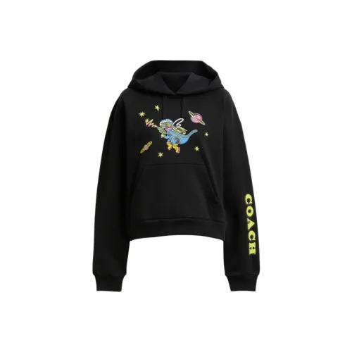 COACH Cosmic Coach FW24 Толстовка Женская Черная