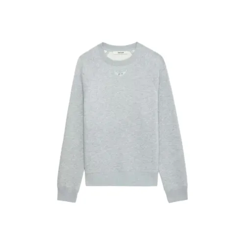 Zadig Voltaire Толстовка Женская Серого цвета