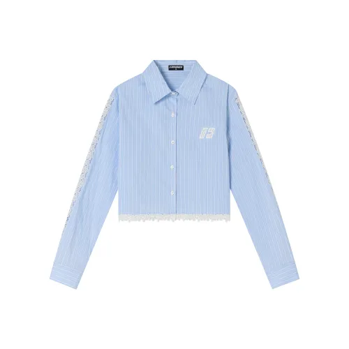 FORNINES Blue Women's Shirts FORNINES Синий Женские Рубашки