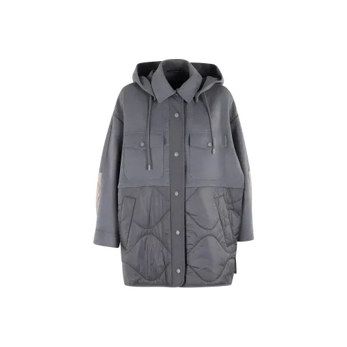 WEEKEND MaxMara Куртки и Пальто Женские Серые