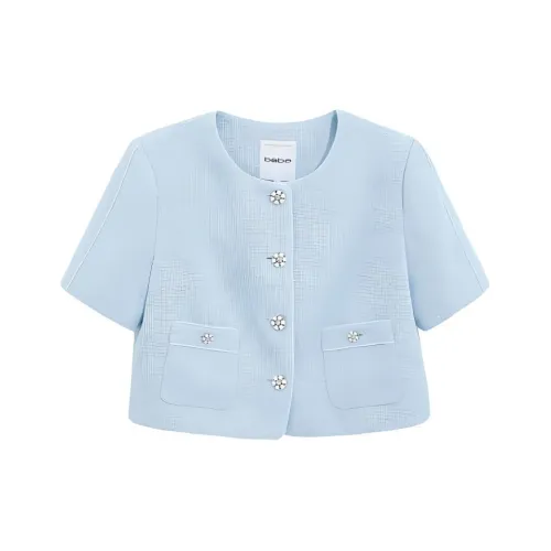 BEBE Куртки и Пальто Женские Светло-Синий