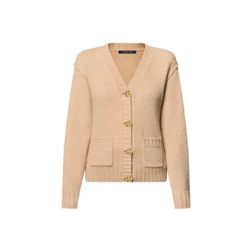 LOUIS VUITTON Кашемировый свитер женский CAMEL