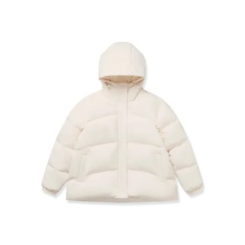 Erke Пуховик Женские Сырный Белый