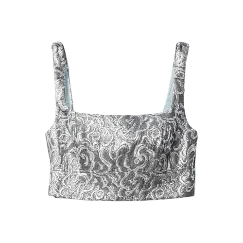 Other Stories Топ на бретелях Женские Серебристый