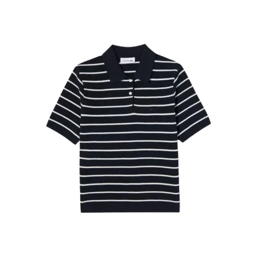 Поло LACOSTE Collaboration Женское Морской Синий