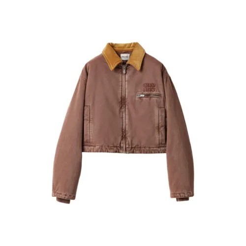 MIU MIU Куртки и Пальто Женские Табак