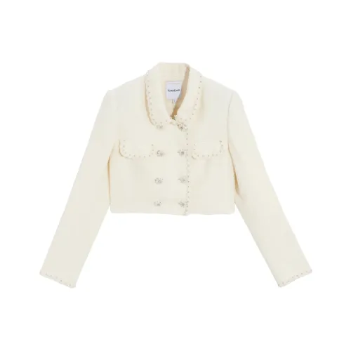 BEBE Экрю Женские Куртки