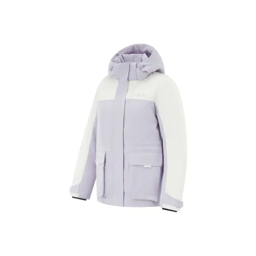 LINING Fondue Down Series Пуховик Женский Морская соль Фиолетовый