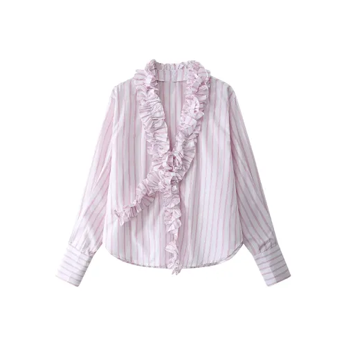 FINDSME GAGA Рубашка Женская Розовая