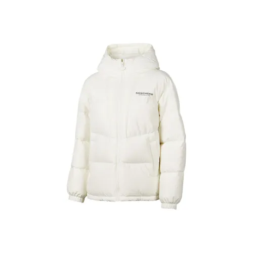 Skechers Sports Alliance Series Пуховик Женский Зефирно-Белый