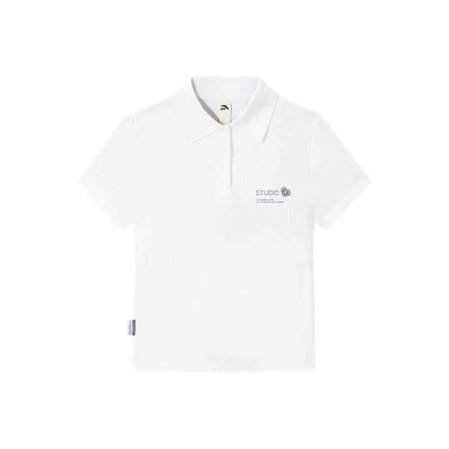 ANTA Life Collection Поло Женское Снежно-Белый