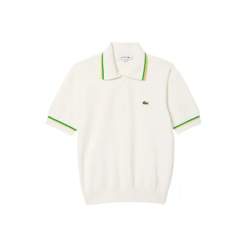 LACOSTE Поло Женское Белое
