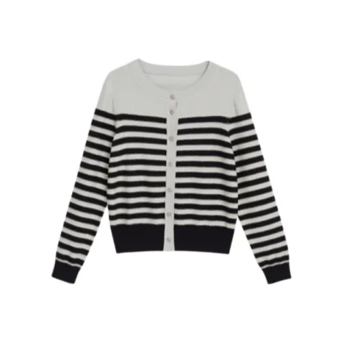 Yiner Кашемир Свитер Женский Светло-Серый