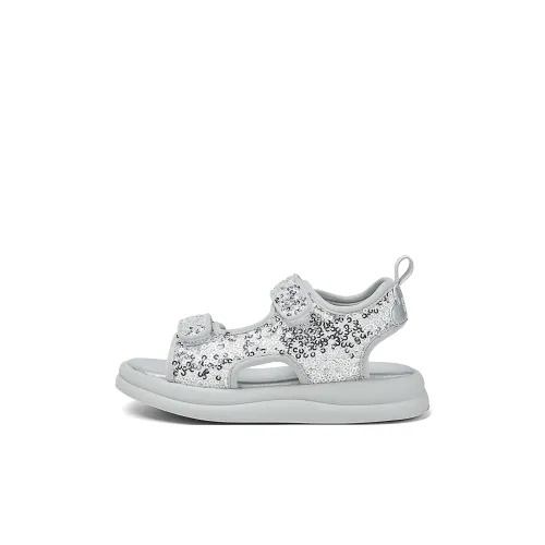 Snoffy Shimmering Shoes Collection Противоскользящие и Дышащие Сандалии Водная Волна Серебряный Детский