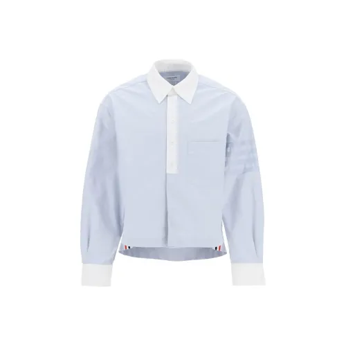 THOM BROWNE· Рубашка Женская Светло-Синяя