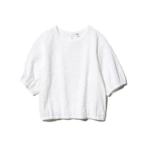 UNIQLO Сливочный Женские Рубашки