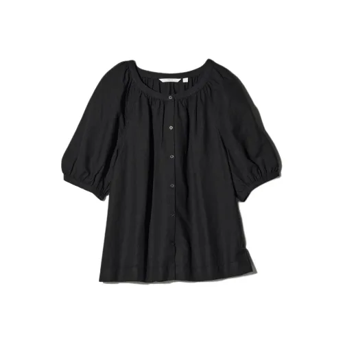 UNIQLO Черные Женские Рубашки